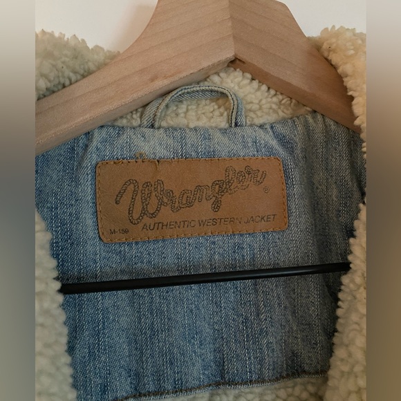 Vintage Wrangler Sherpa lined denim jacket - Picture 12 of 13